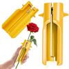HINGTAI Strumento per la rimozione delle spine di rose, strumento per la pulizia dei fiori, strumento per la rimozione delle spine, strumento per la rimozione delle foglie, giallo, composizioni floreali