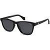 SOJOS occhiali da sole uomo donna retrò vintage grande quadrato classico UV400 protezione unisex occhiali SJ2502, Nero/grigio, L
