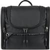 bugatti Blanc DeLight Borsa da toilette per le vacanze, in tela cerata e nylon, nero