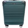 Before by Luigi Benetton Trolley rigido utilizzabile come bagaglio a mano, approvato dalla maggior parte delle compagnie aeree low cost, 55 cm, Misure 55 x 40 x 20 cm Marchio Nazareno Gabrielli (VERDE/PETROLIO)