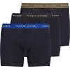 Tommy Hilfiger Uomo Slip Boxer Confezione da 3 con Fascia con Logo, Multicolore (Swt Blu/Mil den/Prim Red), L