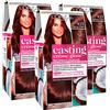 L'OREAL PARIS 3x L'Oréal Paris Colorazione Casting Crème Gloss Colore 415 Marron Glacé - 3 tinte
