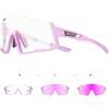 SCVCN Occhiali Ciclismo Fotocromatici Uomo Donna Mtb Occhiali Bici Running da Sole Sportivi UV400 Mountain Bike Guida Pesca Golf
