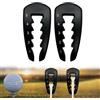 AUOQZ 2 pezzi Tee da golf Strumento regolabile in altezza 5 altezze Tee per palline da golf Strumenti di regolazione dell'altezza Strumenti di precisione Nero Regalo personalizzato Pratica Palline da