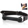 Eysilk Gag Osso per Bocca in Silicone Regolabile per Adulti, Giocattolo Sessuale BDSM con Design a Osso di Cane, Nero (Non Tossico, Lavabile)