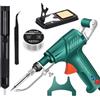 Generico Set Di Cinque Saldatrici,Utensili Per Saldatura Laser Industriali Riscaldati Internamente,Pistola Per Saldatura Versatile,Saldatrice Laser Portatile (verde A)