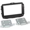 Carmedio 2-DIN - Mascherina autoradio per Alfa Romeo Giulietta dal 2013, colore: Nero