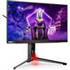 AOC Agon Pro AG254FG - Monitor Gaming da 25 pollici FHD, 360 Hz, 1ms, Gsync Ultimate (1920 x 1080, HDMI, DisplayPort, USB Hub) Nero/Rosso