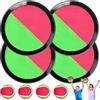 LXYYDS Cattura Racchette Palline Set, Racchettoni Giochi Spiaggia, Toss e Cattura Gioco della Palla, con 4 Pagaie e 4 Palle da Lancio, per Feste, Giardini, Giochi al Mare Bambini 2 3 4 5 6 7 8 10 12 Anni