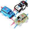 AniSqui Track Cars, confezione da 3 pezzi Race Cars, pista per auto, 5 luci lampeggianti a LED, Magic Toys, regali per bambini