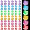 NQEUEPN 90pz Mini Lumache in Resina Luminose, 6 Colori Statuetta Lumaca Mini Figure di Lumache Che si Illuminano al Buio per Decorazioni Artigianali per Giardini Paesaggi Decorazioni per la Casa