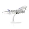 QIYUMOKE Modello aereo in metallo 1/300 per Air France A380 per aereo Airbus A380 con supporto (7,5 pollici) decorazione per gli appassionati di aviazione.