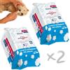 Generico Pacco da 220 Salviette Detergenti Cani Gatti Animali Domestici Igienizzanti, Formula No Odore Formato Maxi 30X20 cm Pulizia Zampe Manto Pelo Made in Italy (220 pz. Talco)