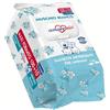 Generico 110 Salviette Detergenti Cani Gatti Animali Domestici Igienizzanti, No Odore Maxi 30X20 cm per Pulire Zampe Manto Pelo Made in Italy (Maxi 110 pz. Muschio Bianco)