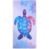 Queenshin Telo Mare Microfibra Grande Tartaruga Mandala, Asciugamano Mare ad Asciugatura Rapida da viaggio Morbido per Adulti 75 x 150 cm