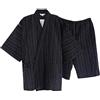 ZEALMAX Kimono Giapponese Camicia e Pantaloni da Uomo in Cotone e Lino Lounge Set Spa Accappatoio, Stile 9, Multicolore, Taglia Unica