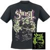 Ghost Fog YK - GITD Uomo T-Shirt Nero L 100% Cotone Regular