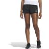 adidas Pacer 3s Wvn Pantalone Corto, Nero/Bianco, L Donna