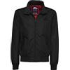 Lonsdale Giubbotto Primaverile Uomo Giacca Mezza Stagione Leggera Giubbino Alla Moda (S, Nero)