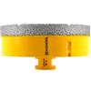 HIGHDRIL Punta diamantata 125 mm con filettatura M14, foratura a secco per porcellana, piastrelle, ceramica, granito, marmo, pietra, muratura, mattoni