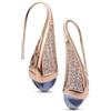 Boccadamo Orecchini monachella a goccia con cristallo light sapphire e zirconi