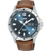 Lorus Sport Orologio automatico analogico da uomo con bracciale in acciaio inossidabile, Marrone - RL469BX9