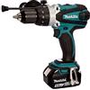 Makita DHP458T1 - Trapano avvitatore a percussione, 18 V, agli ioni di litio, Ø 13 mm + 1 x 5 Ah