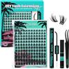 AMZGIRL LASH Holiday 144 Ciglia Manga Cluster, C Curl 8-18mm