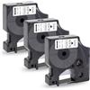 Pristar Compatibile con Dynmo D1 Nastri per Etichette 6 mm x 7 m 43613 Nero su Bianco, Compatibile con Dynmo LabelManager 160 210D 260P 280 360D 420P 500TS 640CB LM160 LM280 Etichettatrice