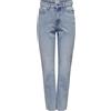 ONLY Onlbillie Ex HW Straight DNM Tai740 CS Jeans, Mix Blu Chiaro, 30W x 32L Donna