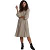ICHI Ihjunca Dr Vestito, 151308/Doeskin, M Donna