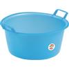 Sicignano Casalinghi Ingrosso Casalinghi Sicignano | Bacinella Tonda in Polietilene - Idonea al Contatto Alimentare - Multiuso per Cucina Lavanderia Giardinaggio Pulizie Domestiche - Resistente e Leggera (Azzurro, Ø 35x17 cm)