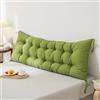Generic A,90x50cm, Cuscino da Lettura Schienale Testata Letto Divano Grande Rettangolare Cuscino Schienale Cuscino Lettura Testiera Lavabile Cuscino da Parete per Divano Letto