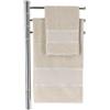 Generico COPPIA ASCIUGAMANI SPUGNA, CON TELA AIDA DA RICAMARE A PUNTO CROCE, VISO E OSPITE (Beige)