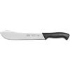 Sanelli Linea Skin Coltello Scimitarra Larga XL, Acciaio Inox, Nero, Lunghezza lama 26 cm.
