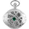 Tiong Antico Steampunk Quarzo Orologio da Tasca Ciondolo Collana Catena Regalo Uomini, Orologio da Tasca Al Quarzo Orologio Da Tasca Degli Uomini, Qz505-nastro…
