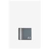 Armani Exchange Colo Block AX Billfold Credit Card Wallet, Portafoglio Bi-Fold da Uomo, Balsamo Verde, Einheitsgröße