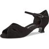 Diamant Donna Scarpe da Ballo 162-011-001-V - Scamosciata Nero - 4,2 cm Spanish - VarioSpin Suola - Misura: UK 2