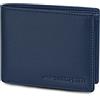 Marc Peter® Oslo - Portafoglio da uomo in vera pelle con protezione RFID | Portafoglio in pelle genuina grande | 13 scomparti | Portafoglio per uomo, Blu, CLASSIC (OHNE AIRTAG-FACH), Vintage