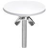 QUARKZMAN Coperture per Fori del Lavello da Cucina, 1pz Copertura per Foro Rubinetto in Lega di Zinco Copertura per Foro del Dispenser Sapone per Lavabo Appoggio (Bianco)