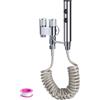ZLLkeji Bidet Portatile Kit Doccetta 2-In-1 Getto potente e spruzzo ampio con Deviatore 2 Vie, Tubo 3m e Supporto Doccetta per Animali Domestici Doccia Lavare i Capelli o Pulire Il Lavandino (Argento)