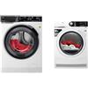 AEG Serie 8000 Lavatrice a carica frontale LR8H84BBY con tecnologia PowerCare & Serie 8000 Asciugatrice, 8 kg, T8DBE851, Classe A+++, Condensazione con Pompa di Calore