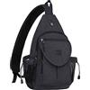MOSISO Zaino a Tracolla, Borsa Trekking a Tracolla Tela con Tasca Antifurto, Spazio Grigio