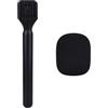 BOXOB Supporto per DJI Mic/DJI Mic 2, Supporto Microfono Wireless Portatile Impugnatura Microfono Interviste Wireless con Filtro Pop Accessori