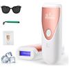 MINENICE Epilatore Luce Pulsata IPL, Epilazione Laser con Funzione di Raffreddamento, 999,999 Flash, 8 Livelli di Energia, Epilazione Indolore per Donna e Uomo, Viso, Corpo, Ascelle, Bikini