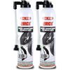 Ma-Fra, Quick, Gonfia e Ripara le Gomme Forate di Auto e Moto, Adatto a Pneumatici con e Senza Camera d'Aria, Formato 300ml (Confezione da 2)