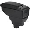 ZENVI Braccioli Compatible with OPEL Corsa D Braccioli 2006-2013 Console Centrale Organizer Immagazzinaggio Scatola Doppio Spazio Può essere come supporto gomiti