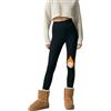 Kingmate Leggings Termici Donna Foderati in Pile Extra Spessi - Pantaloni Felpati con Vita Alta, Morbidi e Confortevoli, Ideali per Inverno e attività Outdoor, Pantaloni Pile Donna, Nero