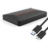 Ruuizksa Mobile Hard Drive Box USB3.0 SATA2,5 Notebook Tape External Hard Drive External Hard Drive for /OS/Linux Nero