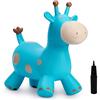 U&C Planet Planet Animal Hopper per bambino, Giraffa cavalcabile, cavallino gonfiabile e saltellante, Giocattolo regalo